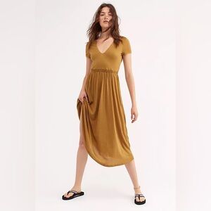 Free People FP Beach Castaway Midi Dress size Medium